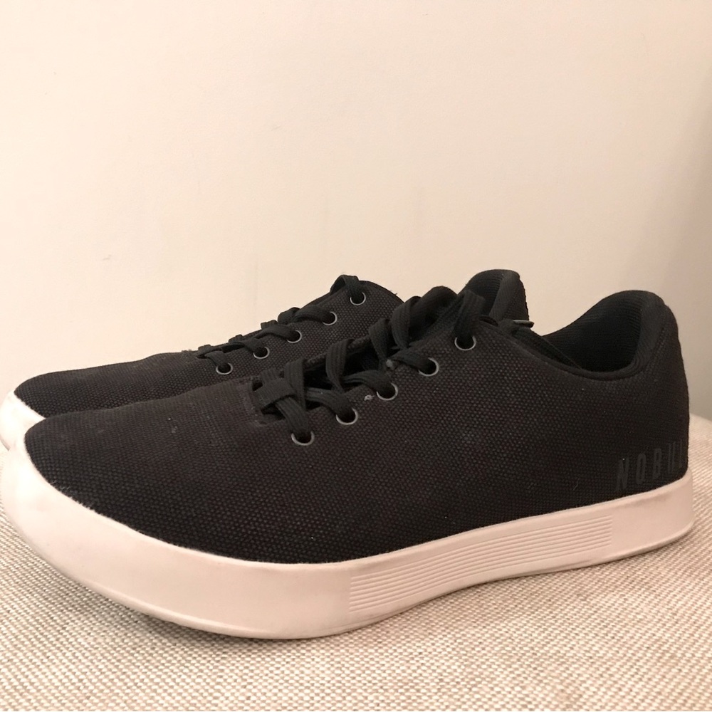 NoBull Black Ivory Canvas Trainer